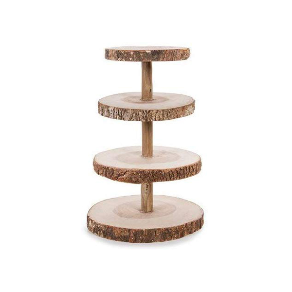 Rustic Wood Cupcake Stand – Party Animals